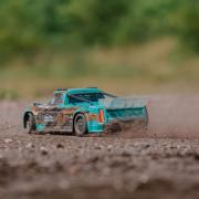 1ARRMA 1/8 INFRACTION 4WD MEGA Resto-Mod Truck RTR, Teal/Bronze