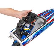 Traxxas TRX106064-4BLUE  Disruptor 4S  High-Performance Boat Blue