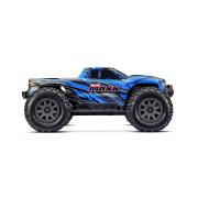 Traxxas TRX107154-1-BLUE mini Maxx bl-2s incl. batterrij en usb-oplader