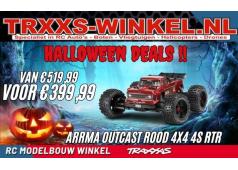 1Arrma trxxs 1/10 OUTCAST 4X4 4S V2 BLX Stunt Truck RTR, Rood ARA4410V2T4