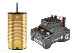 Castle Creations Cobra-8 Regelaar Met 1515-2200KV V2 Sensored Brushless Motor