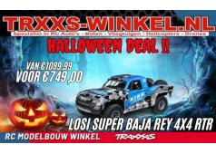 1Losi 1/6 Super Baja Rey 2.0 4WD Brushless Desert Truck RTR LOS05021T2 Blauw