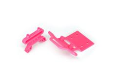 traxxas TRX3621-PINK BUMPER, FRONT/ BUMPER MOUNT, FRONT / 4X23MM BCS (2)/ 3X10MM BCS (2) (PINK)