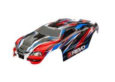 Traxxas  TRX7115-RBLU Body, 1/16 E-Revo, red & blue (painted, decals applied)