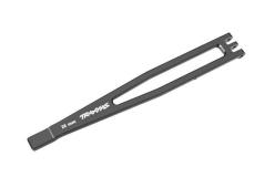 Traxxas  TRX8327-GRAY Battery hold-down, 6061-T6 aluminum (gray-anodized)