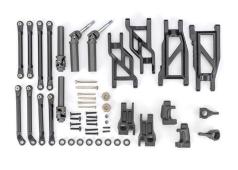 Traxxas  TRX9180 Outer Driveline & Suspension Upgrade Kit, extreme heavy duty, black (fits Rustler 2WD or Stampede 2WD)