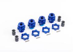 Traxxas TRX9086 17mm Wheel Hubs / Nuts, HD Blue