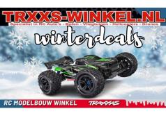 Wintert Traxxas Sledge: 1/8 4WD Groen borstelloze elektrische monstertruck met TQi 2,4 GHz Traxxas Link-enabled radiosys