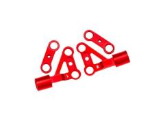 Traxxas TRX10533-RED Suspenion arms, upper, front, 6061-T6 aluminum (red-anodized)