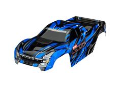 Traxxas TRX10711-BLUE Body, Mini Maxx, blue (painted, decals applied)