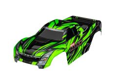 Traxxas TRX10711-GRN Body, Mini Maxx, green (painted, decals applied)