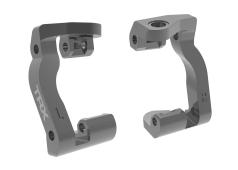 Traxxas TRX10733-GRAY Caster blocks (c-hubs), 6061-T6 aluminum (gray-anodized), left & right