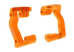 Traxxas TRX10733-ORNG Caster blocks (c-hubs), 6061-T6 aluminum (orange-anodized), left & right