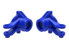 Traxxas TRX10736-BLUE Steering blocks, left & right (blue)