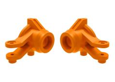 Traxxas TRX10736-ORNG Steering blocks, left & right (orange)