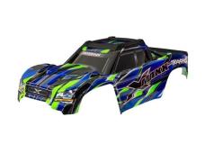 Traxxas TRX7867-GRN Body, X-Maxx, green (painted, decals applied)