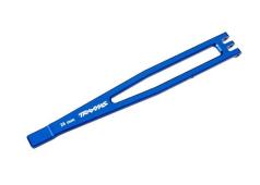 Traxxas TRX8327-BLUE Battery hold-down, 6061-T6 aluminum (blue-anodized)