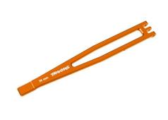 Traxxas TRX8327-ORNG Battery hold-down, 6061-T6 aluminum (orange-anodized)