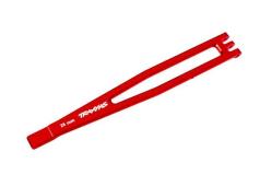 Traxxas TRX8327-RED Battery hold-down, 6061-T6 aluminum (red-anodized)