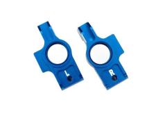 Traxxas TRX8352X-BLUE Carriers, stub axle, 6061-T6 aluminum (blue-anodized)