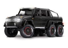 Traxxas TRX88296-4BLK Traxxas TRX-6 Mercedes-Benz G 63 AMG Body 6X6 Electric Trail Truck Clipless Black