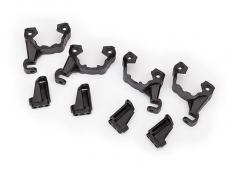 Traxxas TRX8885 trillingdempers (frame, linker (2), kader, rechts (2)) / portal mounts (1 elk, voorzijde (links en recht