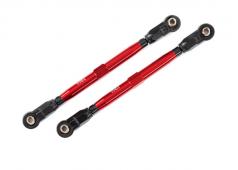 Traxxas TRX8997R Toe links, Wide Maxx (TUBES 6061-T6 aluminium (rood-geanodiseerd))