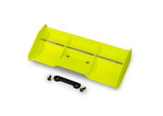 Traxxas TRX9019-YLW Wing, race, low profile (yellow)/ wing washer/ 4x12mm FCS (2)