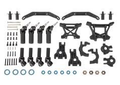 Traxxas TRX9080 Outer Driveline & Suspension Upgrade Kit, extreme heavy duty, black