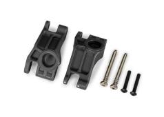 Traxxas TRX9150-GRAY Carriers, stub axle, rear, extreme heavy duty, gray (left & right)/ 3x31mm hinge pins (2)/ 3x18mm B