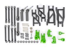 Traxxas TRX9180-GRN Outer Driveline & Suspension Upgrade Kit, extreme heavy duty, green (fits Rustler 2WD or Stampede 2W