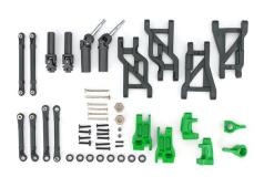 Traxxas TRX9182-GRN Outer Driveline & Suspension Upgrade Kit, extreme heavy duty, green