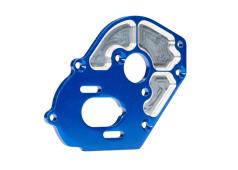 Traxxas TRX9490L Plate, motor, blue(4mm thick) (aluminum)