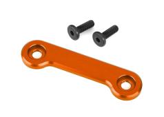 Traxxas TRX9617T Wing washer, 6061-T6 aluminum (orange-anodized) (1)/ 4x12mm FCS (2)