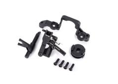 Traxxas TRX9890 Two speed shift assembly/ shift dog/ shift fork/ transmission mount/ 2x6mm BCS (4) (for 9891 transmissio