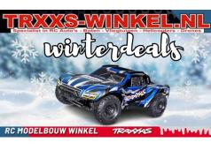 Wintert TRAXXAS MAXX SLASH 6S SHORT COURSE TRUCK - BLAUW TRX102076-4BLUE