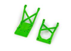 traxxas TRX3623-GRN SKID PLATES, FRONT & REAR (GREEN)