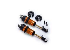 traxxas TRX7461-ORNG  Shocks, GTR long orange-anodized, PTFE-coated bodies with TiN shafts (fully assembled, without spr