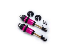 traxxas TRX7461-PINK Shocks, GTR long pink-anodized, PTFE-coated bodies with TiN shafts (fully assembled, without spring