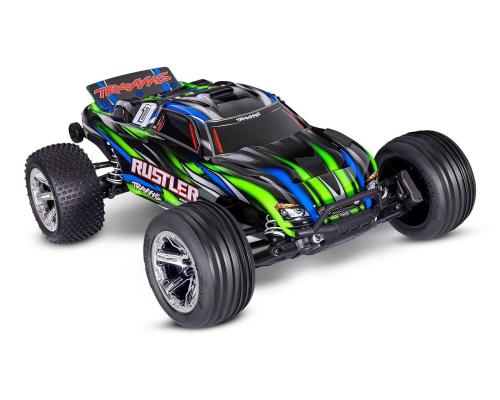 Traxxas Rustler 2WD BL-2S HD Groen