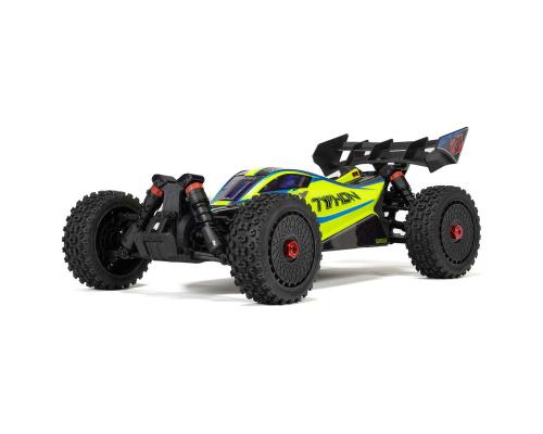 Arrma 1/8 TYPHON 223S BLX Brushless 4X4 Buggy RTR with DSC, Yellow ARA4306V4T2