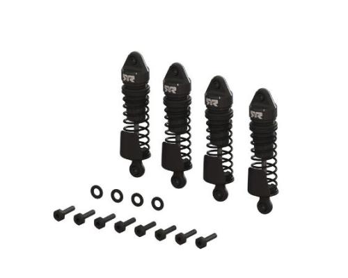 Arrma ARA-1567  Aluminum Shock Set, 58mm Length, 1000 cSt Oil (4), Black: GROM