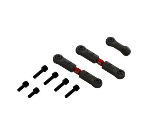 Arrma ARA340217 Aluminum Adjustable Steering Links Set B (2): GROM