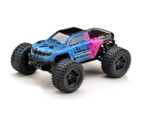 Absima 16007 Monster Truck 4WD MINI AMT 1:16 2,4GHz RTR, roze/blauw