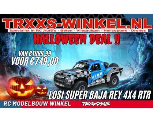 1Losi 1/6 Super Baja Rey 2.0 4WD Brushless Desert Truck RTR LOS05021T2 Blauw