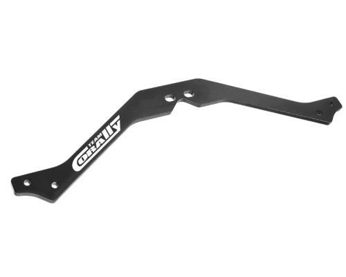 Team Corally C-00180-867 Chassis Brace - ASUGA XLR - Center Upper - Aluminum 3mm - Black - 1 pc