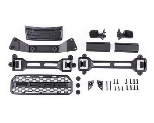 Traxxas TRX5920 Body accessories kit, 2017 Ford Raptor (includes grille, hood insert, side mirrors, & mounting hardware)