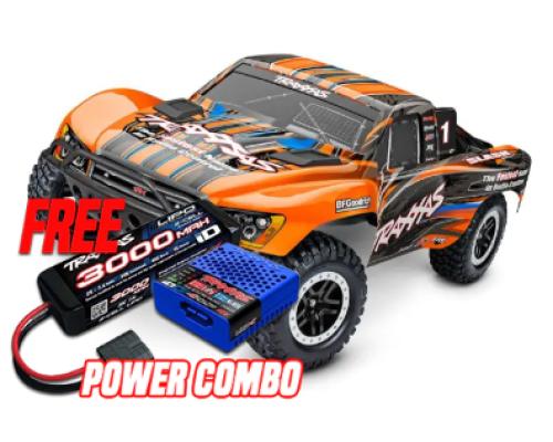 SLASH BL-2S SCHAAL 1/10 2WD SHORT COURSE RACINGTRUCK TQ 2,4 GHz - ORANJE INCL. ACCUPACK