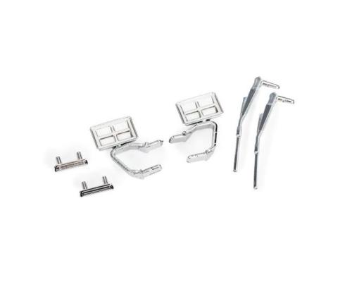 TRAXXAS DOOR HANDLES (LEFT & RIGHT)/ MIRRORS, SIDE (LEFT en RIGHT)/ WINDSHIELD WIPERS (FITS 9812 BODY)