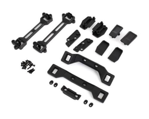 TRAXXAS TRX6928 BODY CONVERSION KIT, SLASH 4X4 (INCLUDES FRONT & REAR BODY MOUNTS, LATCHES, HARDWARE) (FOR CLIPLESS MOUN